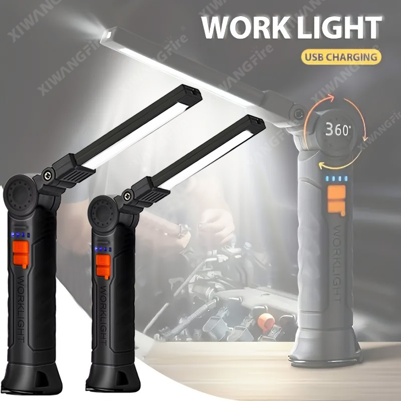 Outdoor Lighting Jobs - Rechargeable LED Flashlight Work Light with