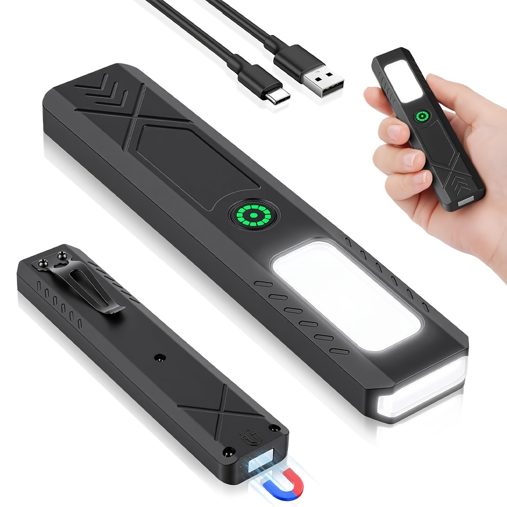Outdoor Lighting Panel - Rechargeable LED Handheld Flashlight 600LM Powerful