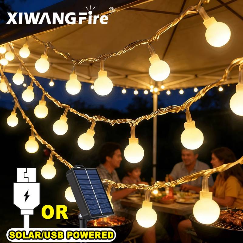 3-10M Solar/USB/Battery String - Outdoor Lighting Panel recension och pris