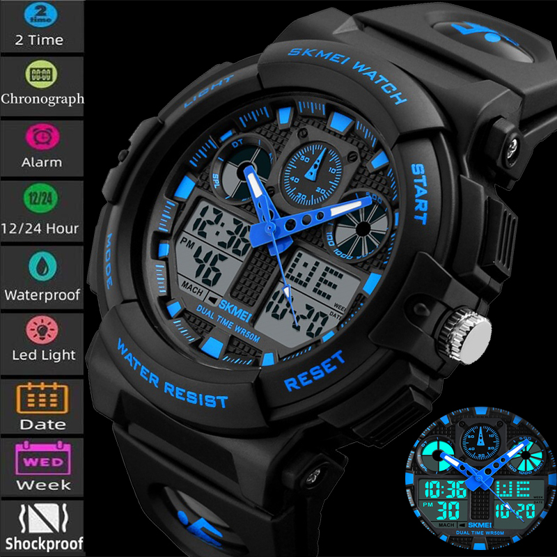 2017 New SKMEI Men Sports Watc - Outdoor Lighting Timer recension och pris