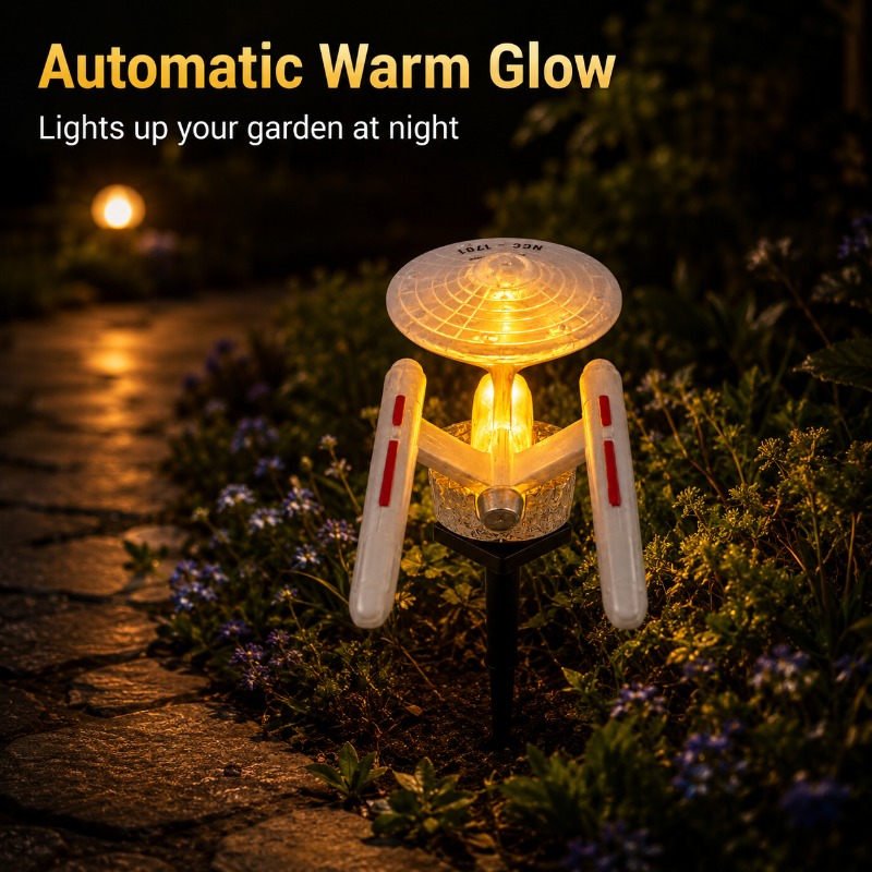 Star Trek USS Enterprise Solar - Bollard Light Garden recension och pris