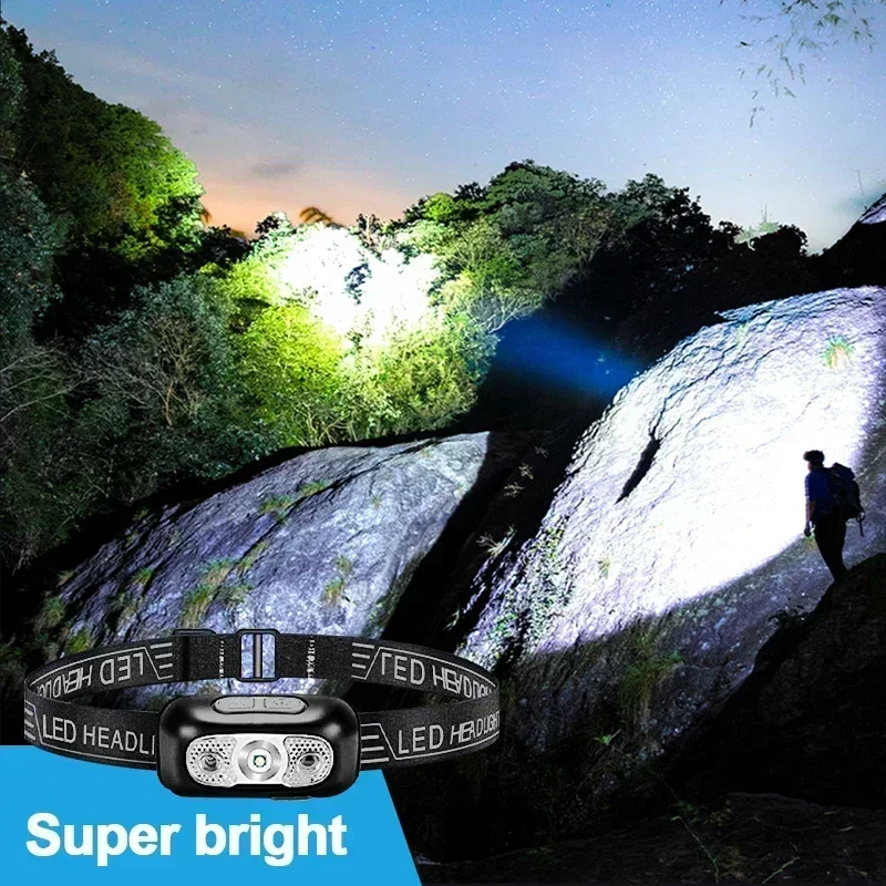 Strong Light Headlamp Portable - Outdoor Lighting Bollards recension och pris