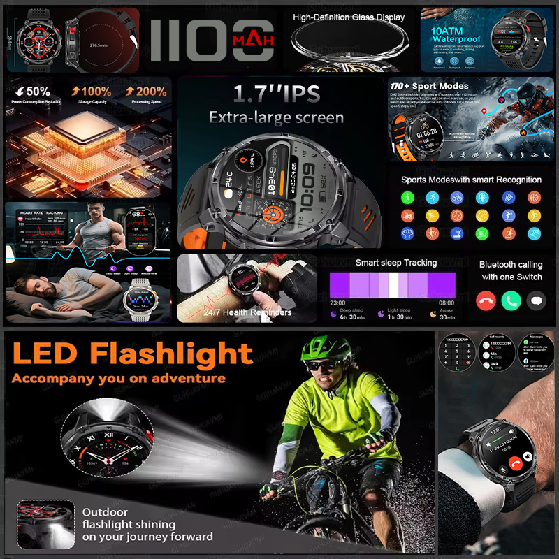 T-REX 3 Military Smartwatch Me - Outdoor Lighting Smart Controller recension och pris