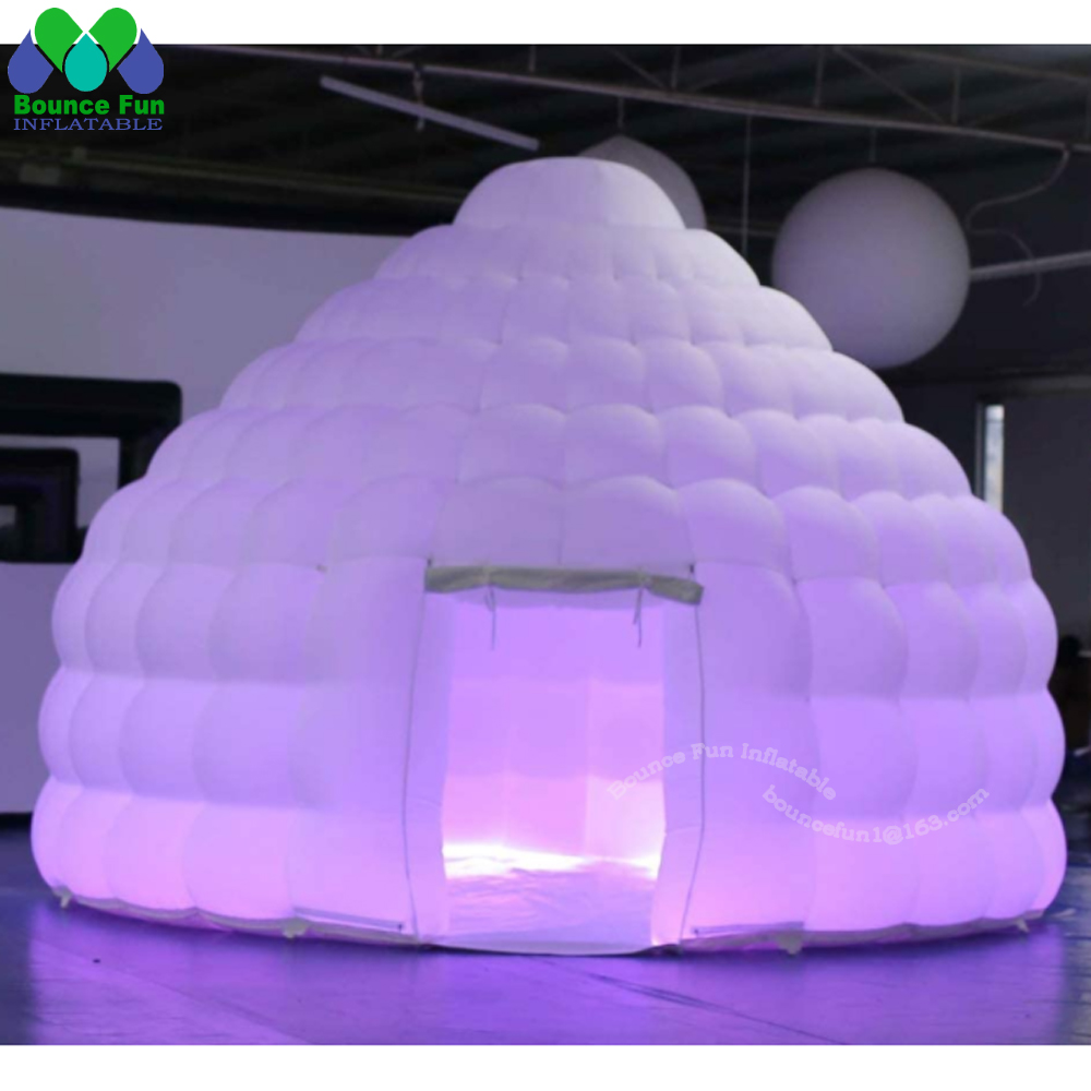 White Inflatable Igloo Dome Te - Outdoor Lighting Rental For Party recension och pris