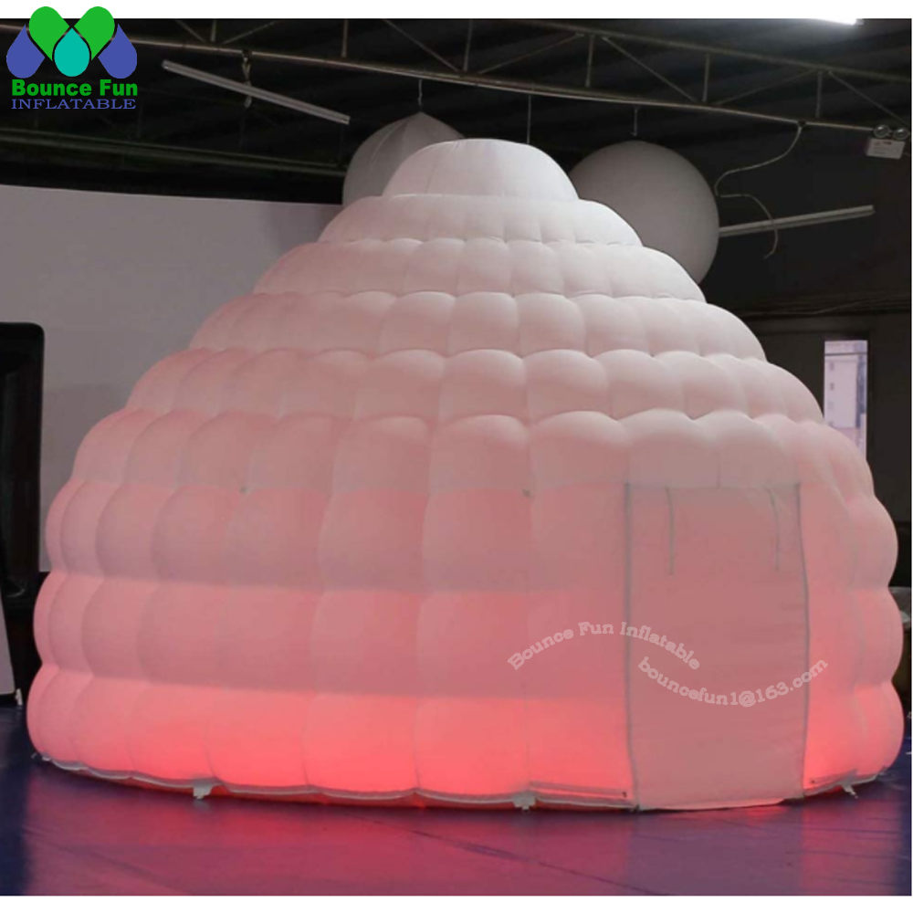 White Inflatable Igloo Dome Te - Outdoor Lighting Rental For Party recension och pris
