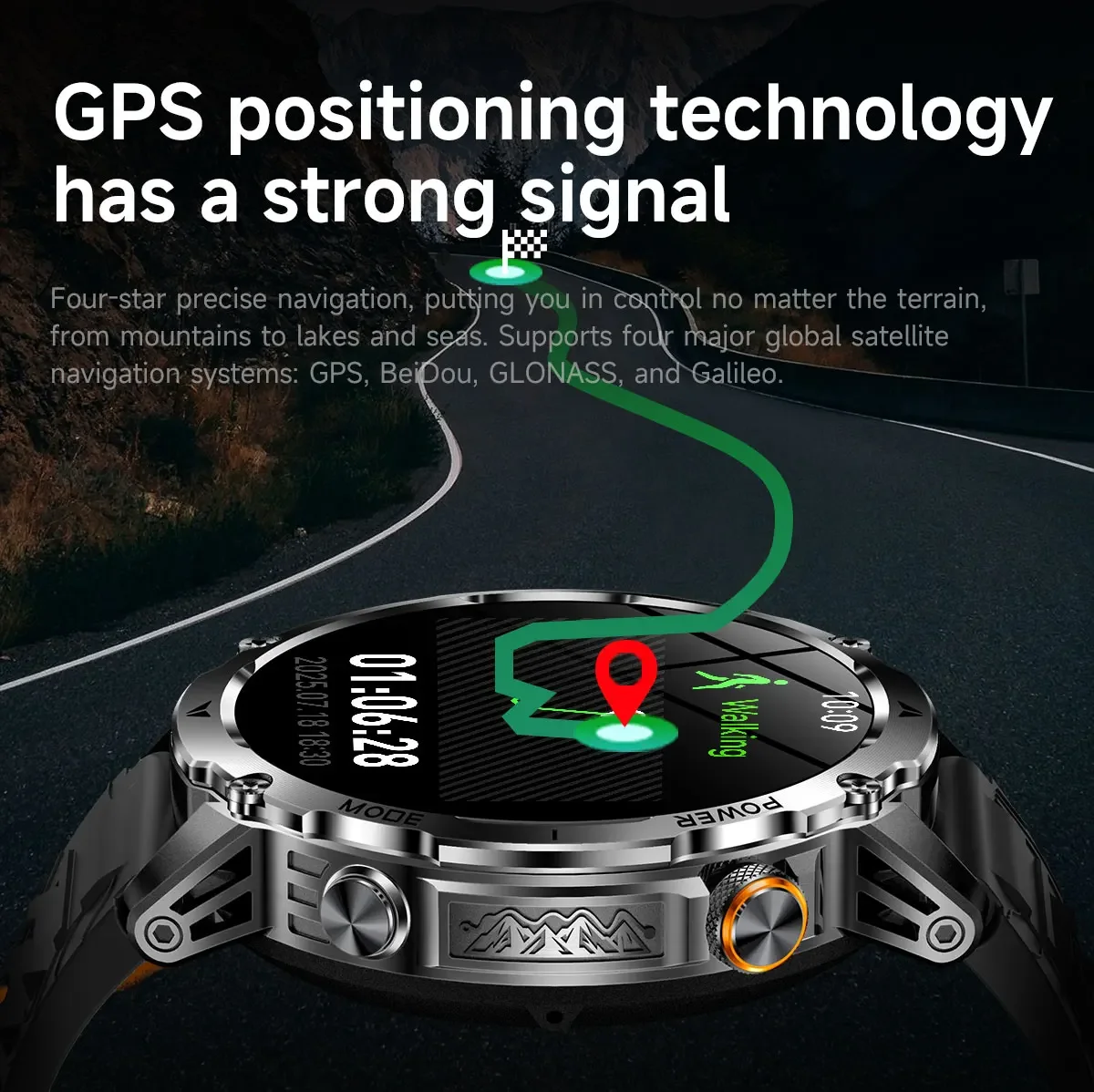 GPS Outdoor Military Smart Wat - Outdoor Lighting Smart Controller recension och pris