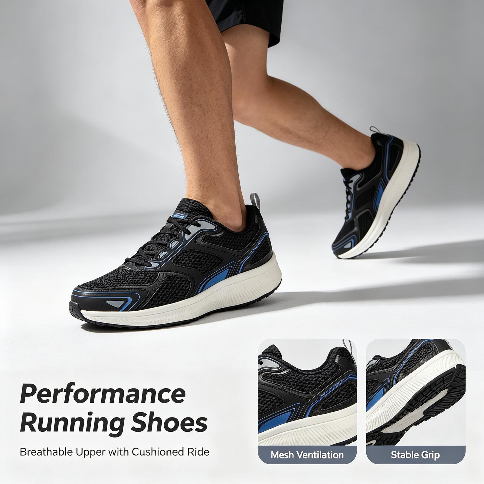 Hot Skechers 220036-BKBL Black - Outdoor Lighting Hong Kong recension och pris