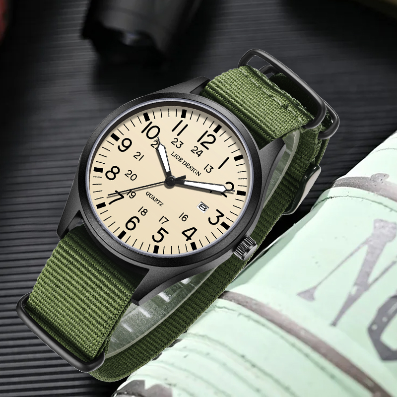 LIGE Outdoor Sports Quartz Men - Outdoor Lighting Timer recension och pris