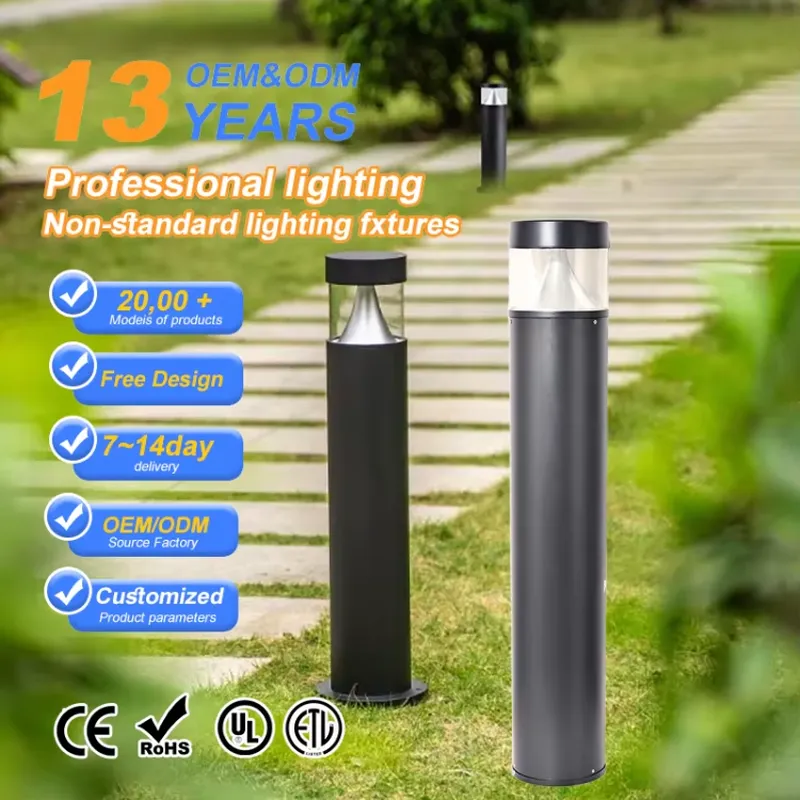 3/7/12W Modern Aluminum LED Bo - Bollard Light Garden recension och pris
