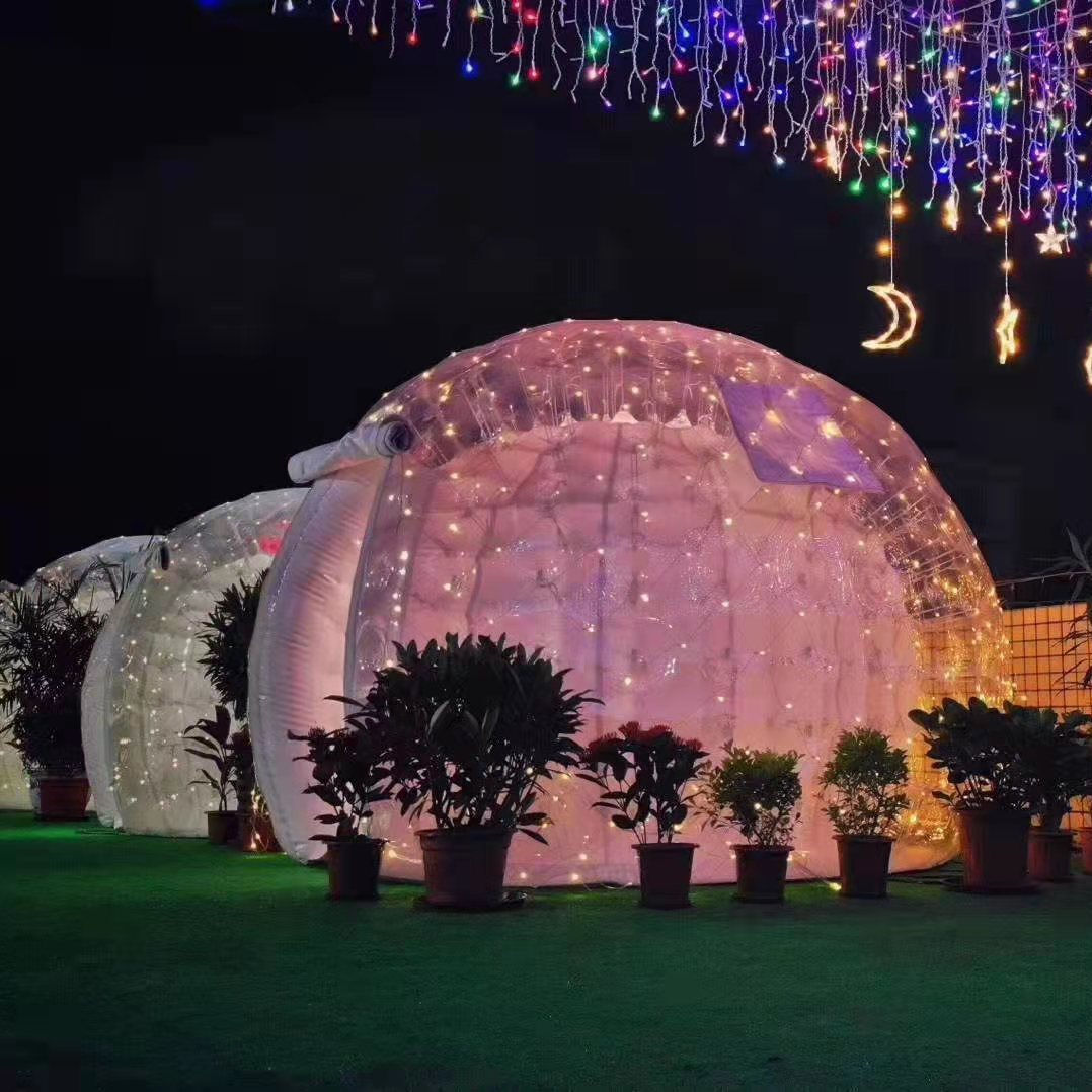 Inflatable Bubble Tent, Clear  - Outdoor Lighting Rental For Party recension och pris