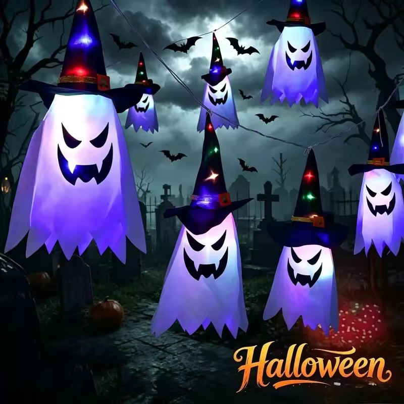 Halloween Glowing Witch Hat La - Bollard Light Garden recension och pris
