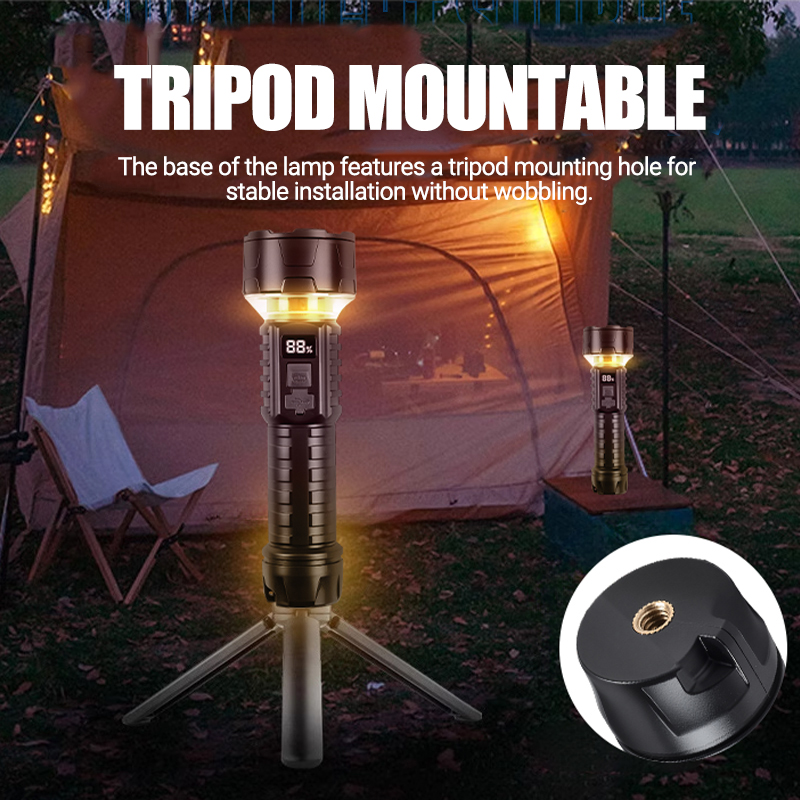 COB LED Flashlight Rechargeabl - Outdoor Lighting Panel recension och pris