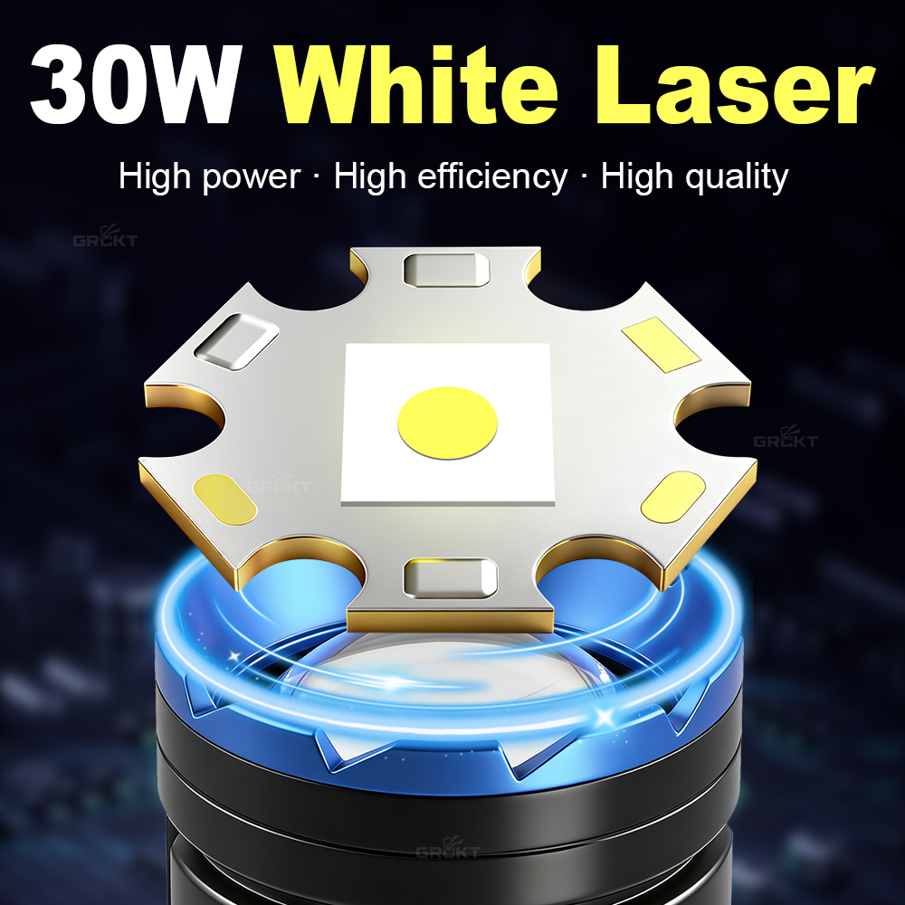 White Laser Camping Flashlight - Outdoor Lighting Ideas recension och pris