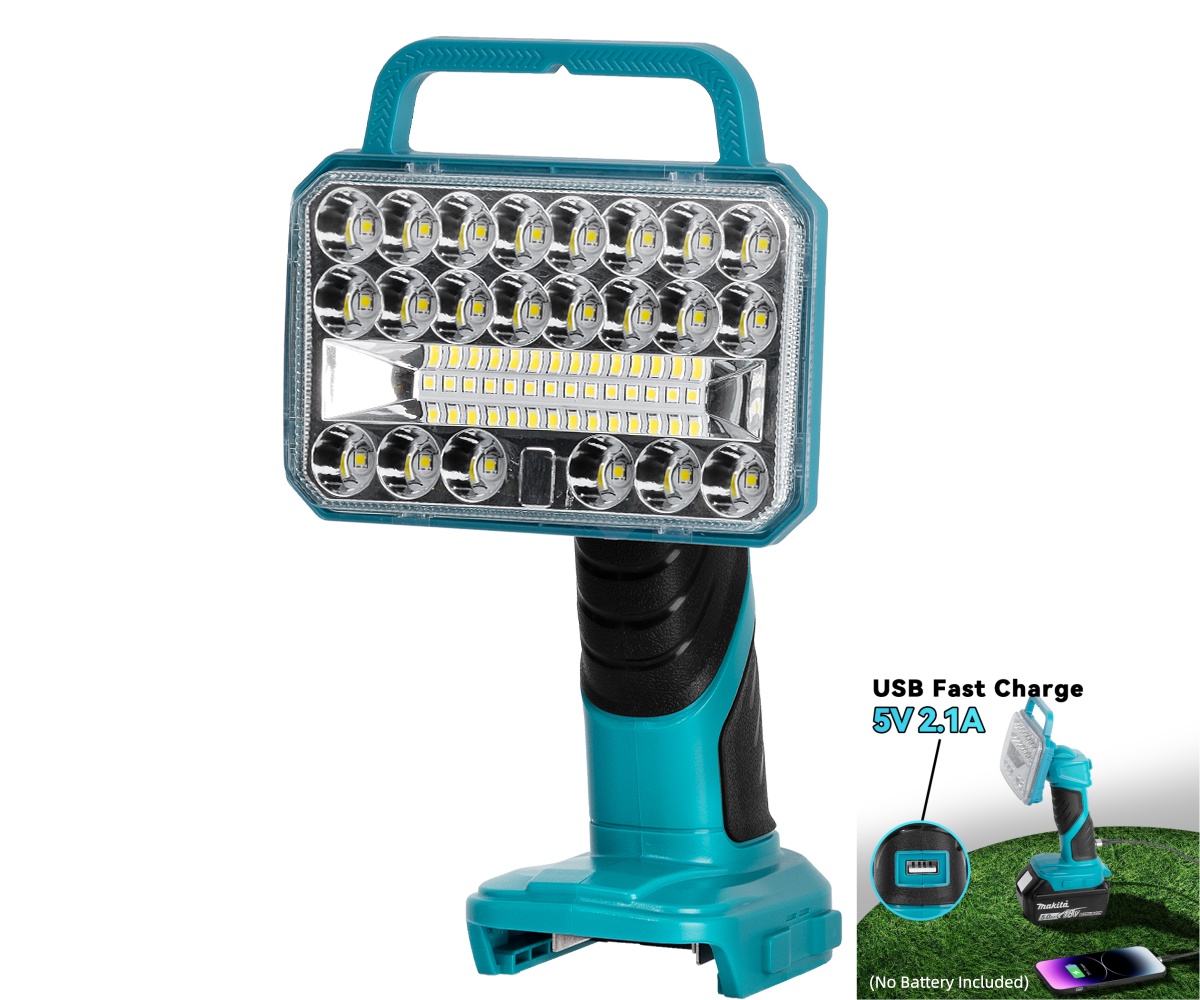 18W 2000LM Cordless LED Flashl - Outdoor Lighting Jobs recension och pris