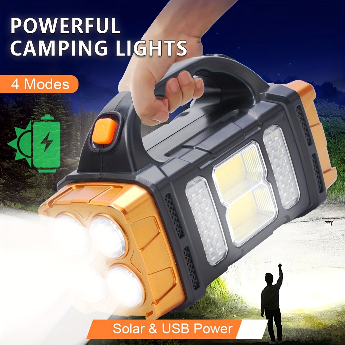 New Upgrade Rechargeable High  - Outdoor Lighting Panel recension och pris
