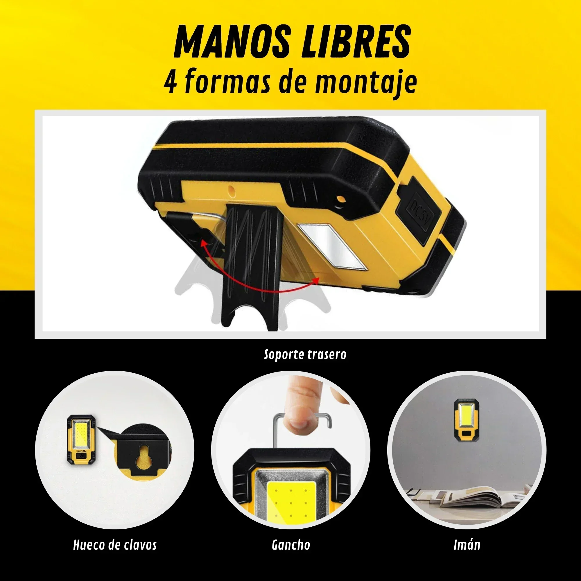 Portable 4000MaH Rechargeable  - Outdoor Lighting Panel recension och pris