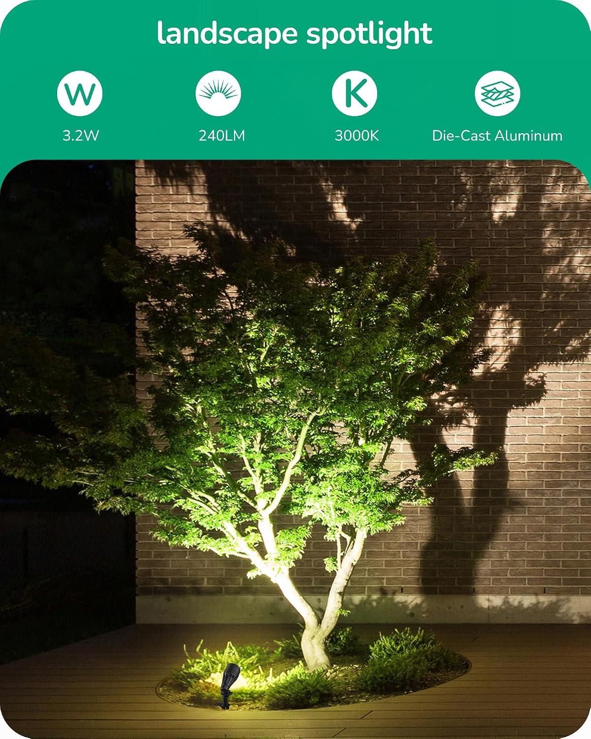 Low Voltage Spotlight Aluminum - Outdoor Lighting Low Voltage recension och pris
