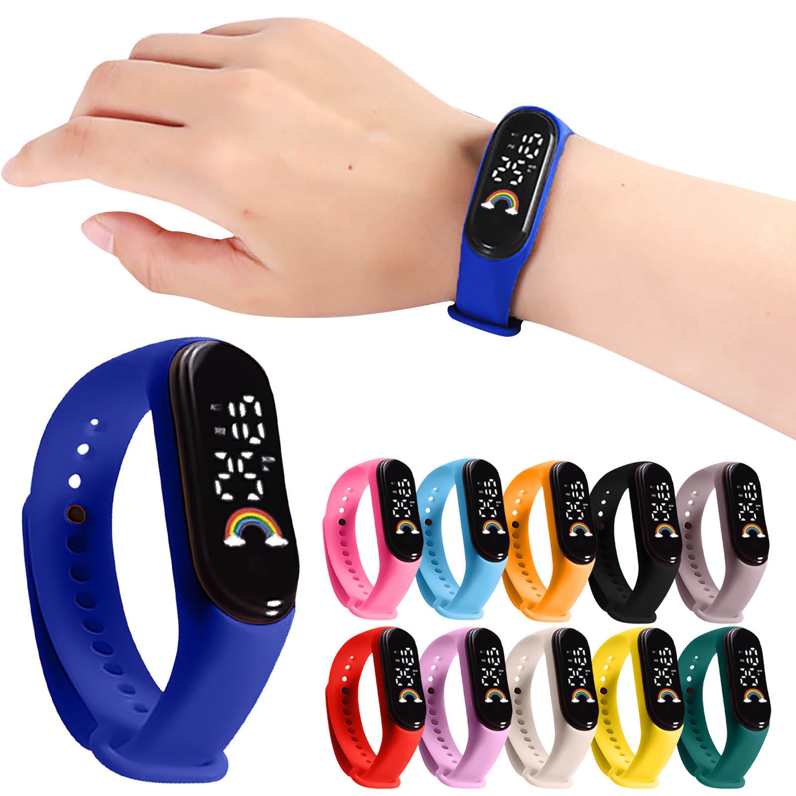 Children Multicolor Watch Led  - Outdoor Lighting Timer recension och pris