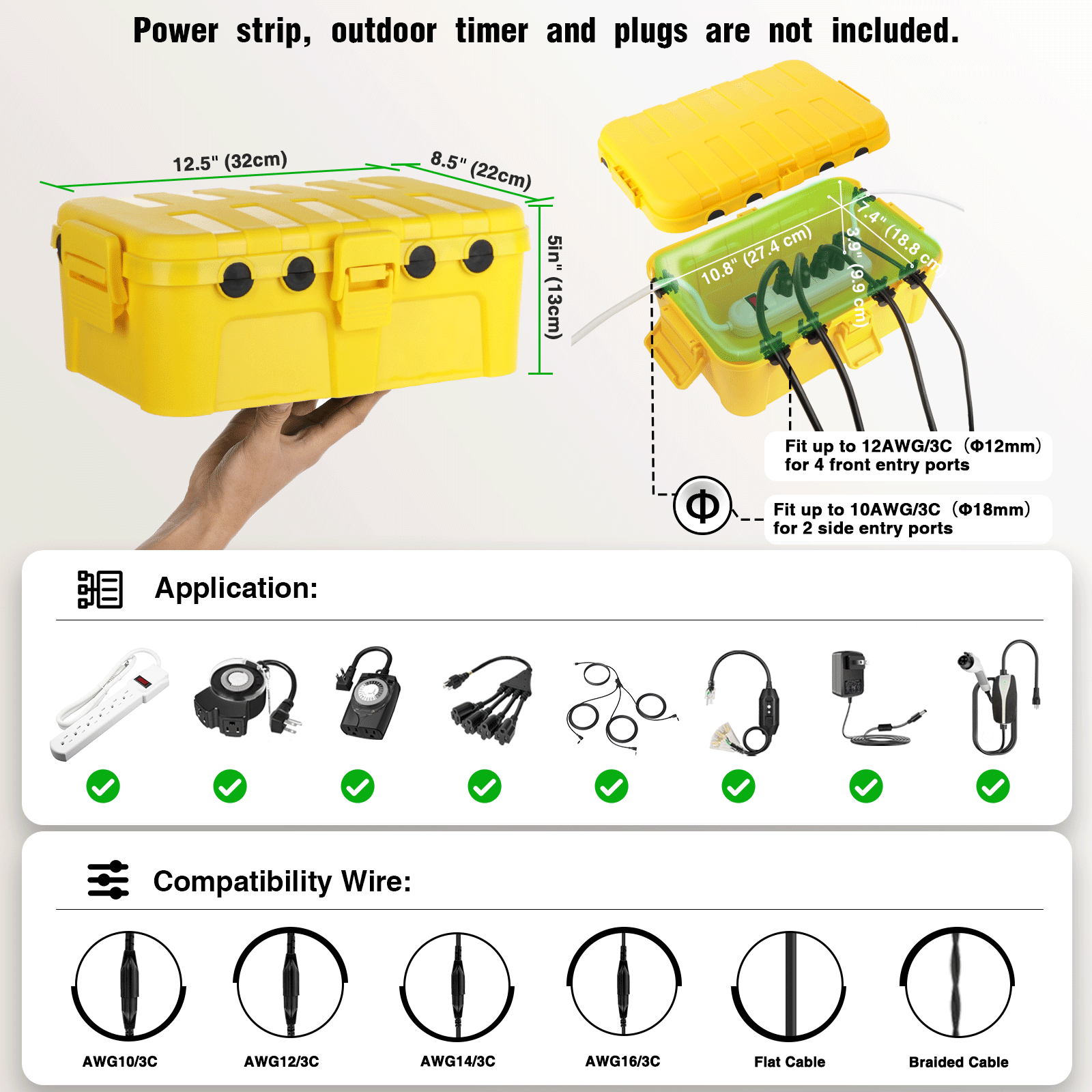 Extra Large Outdoor Waterproof - Outdoor Lighting Timer recension och pris