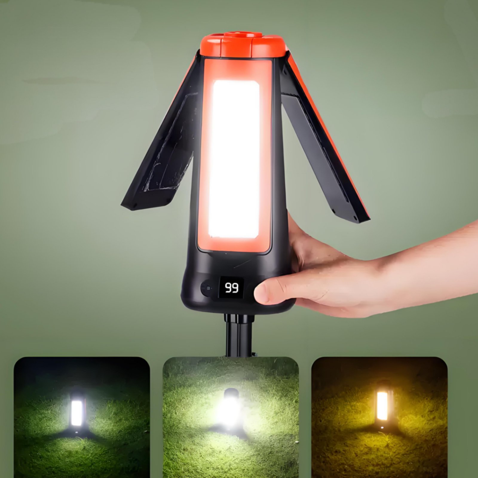 Telescopic Tent Lamp Adjustabl - Outdoor Lighting Portable recension och pris