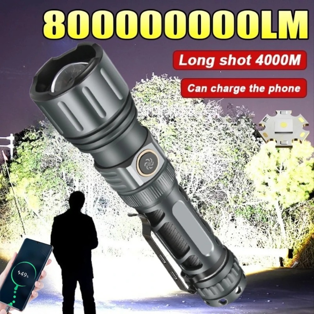 Super Bright Flashlight Portab - Outdoor Lighting Portable recension och pris
