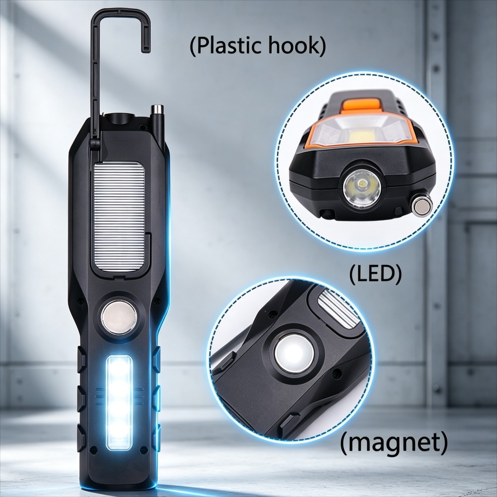 New LED Work Light Built‑in Ba - Outdoor Lighting Panel recension och pris