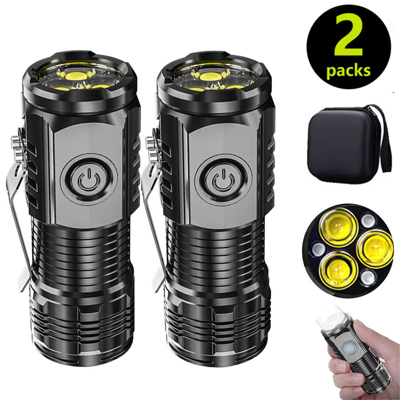 Mini 3LED Flashlight With Pen  - Outdoor Lighting Panel recension och pris