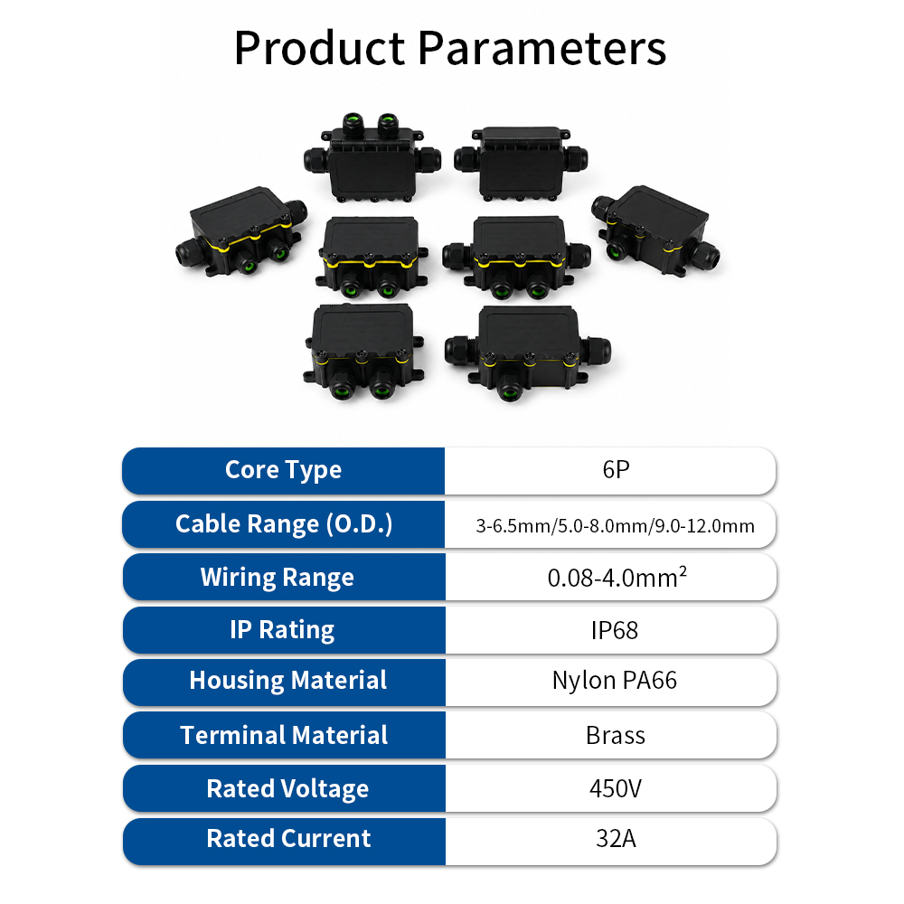 IP68 Waterproof Junction Box 2 - Outdoor Lighting Connectors recension och pris