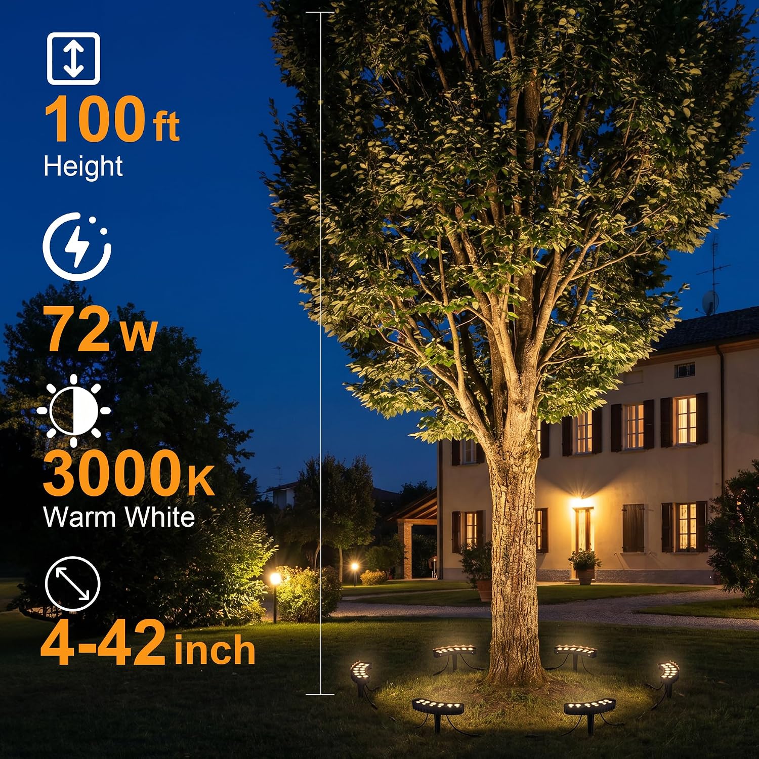 Outdoor Ring Tree Lights 6 Pac - Outdoor Lighting Low Voltage recension och pris